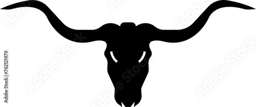 Bull and Cow head icon in Fill style. Farm Animal. Beef, milk, lactose symbol Suitable for many purposes. Elegance drawing art buffalo cow ox bull head design inspiration on transparent background.