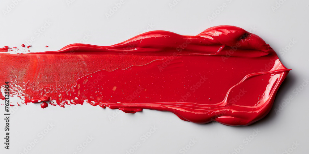 thick red lipstick swatch on white background, red color cosmetic product brush stroke , red paint brush stroke , red watercolor brush stroke thick red lipstick swatch on white background, red color cosmetic product brush stroke , red paint brush stroke , red watercolor brush stroke