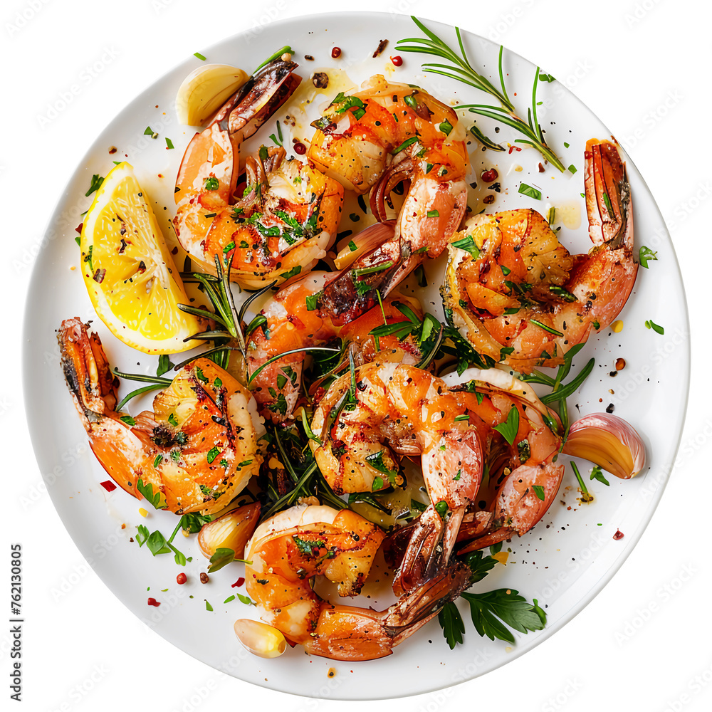 Grilled Gamberi, Succulent Grilled Shrimp Marinated in Italian Herbs and Garlic, a Delectable Seafood Delight Grilled Gamberi, Succulent Grilled Shrimp Marinated in Italian Herbs and Garlic, a Delectable Seafood Delight