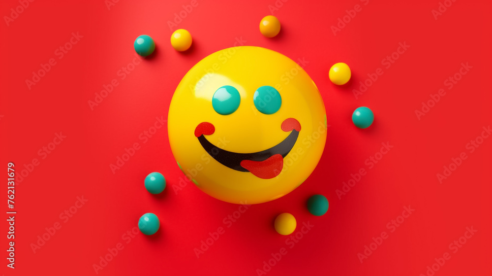 Fototapeta premium festive world emoji day