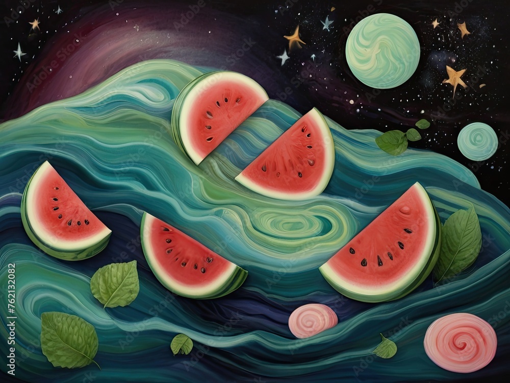 fruit in the water fruit in the water