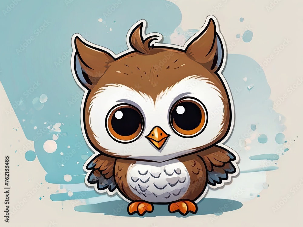 Fototapeta premium owl on a branch