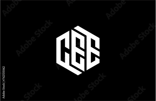 Foto CEE creative letter logo design vector icon illustration
