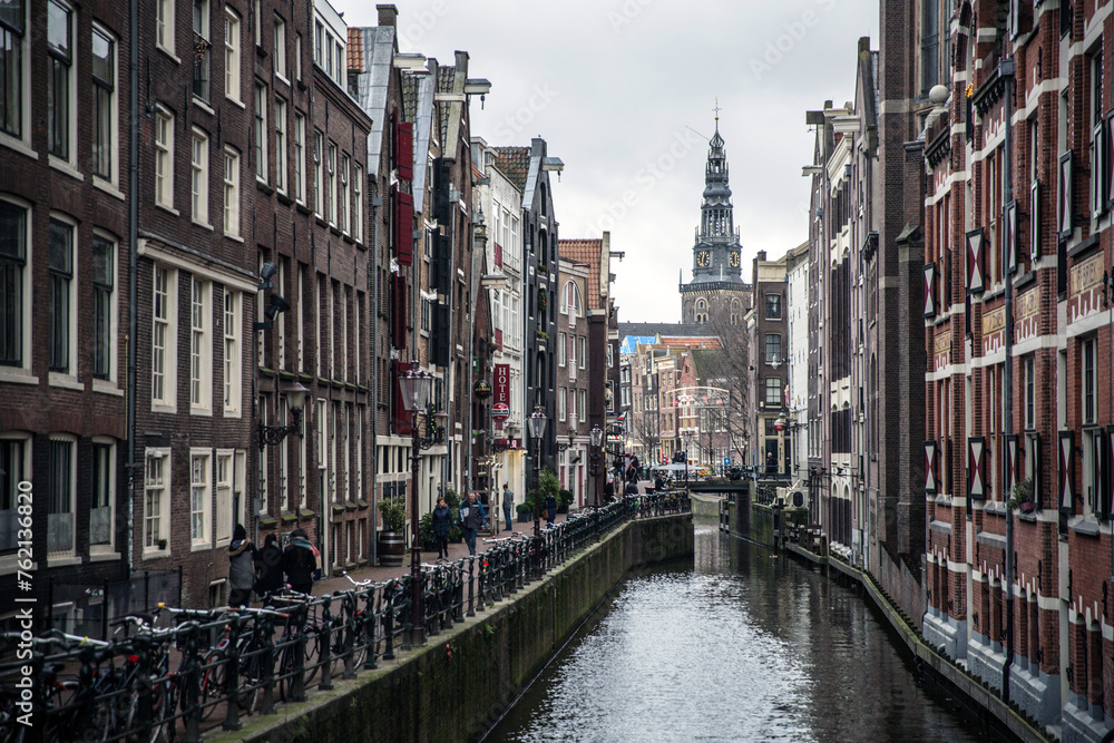 City Canel and Houses, Amsterdam, The Netherlands