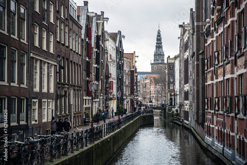 City Canel and Houses, Amsterdam, The Netherlands