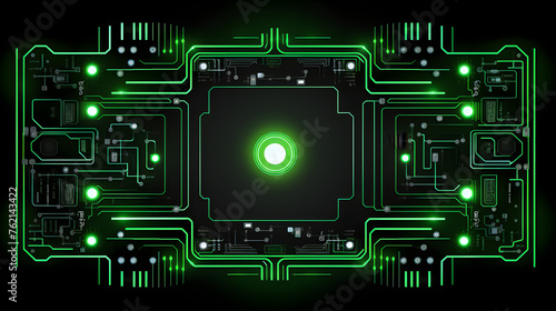 green tech background