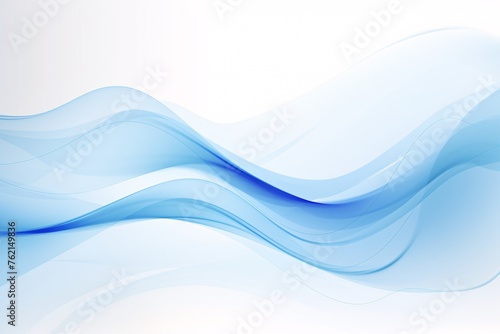 a blue and white wavy lines © Ion