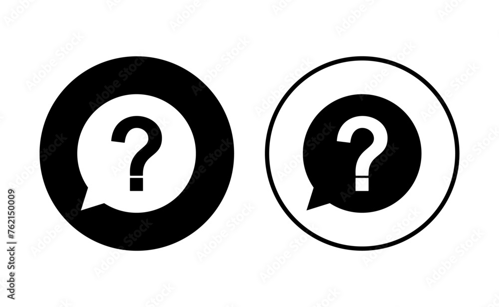 Question icon set. question mark icon vector. Question icon set. question mark icon vector.