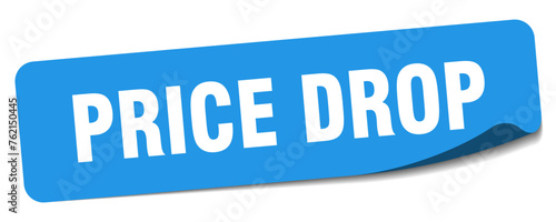 price drop sticker. price drop label