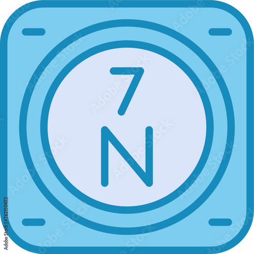 Nitrogen Vector Icon