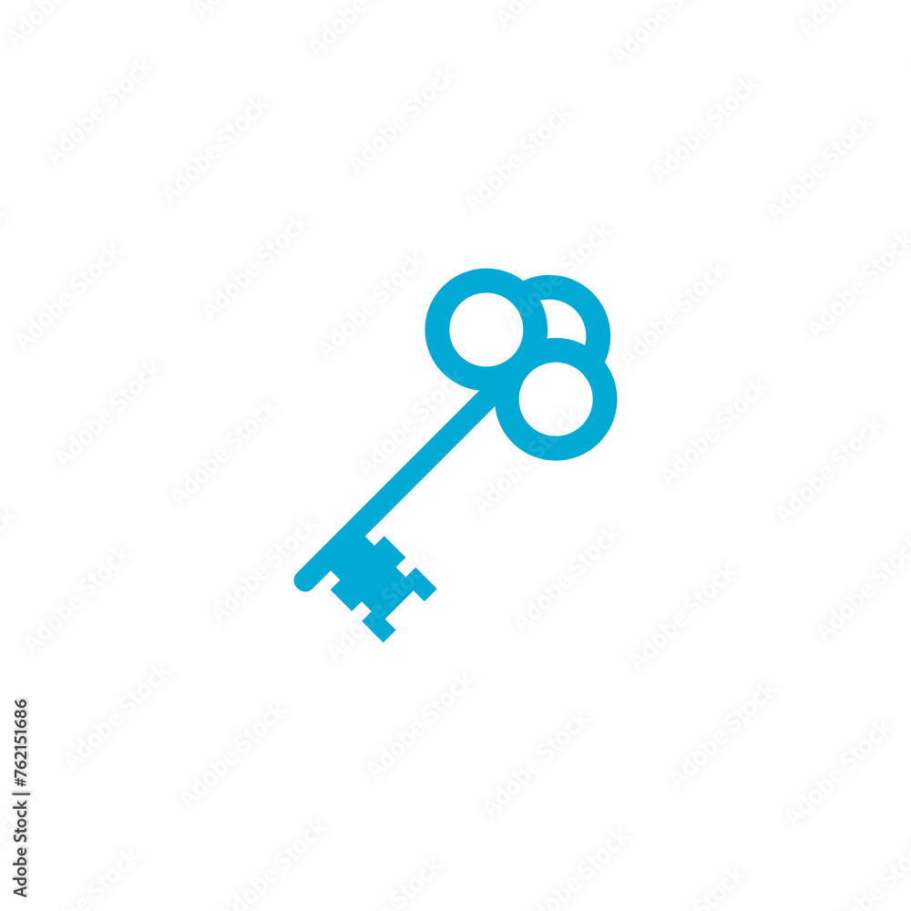 Old key icon isolated on transparent background Old key icon isolated on transparent background