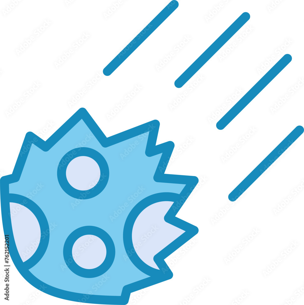 Meteor Vector Icon Meteor Vector Icon
