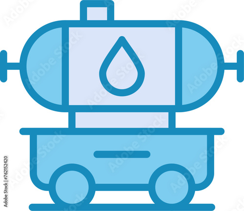 Tanker Truck Vector Icon