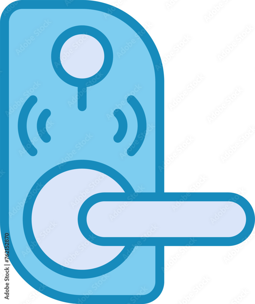 Door Lock Vector Icon Door Lock Vector Icon