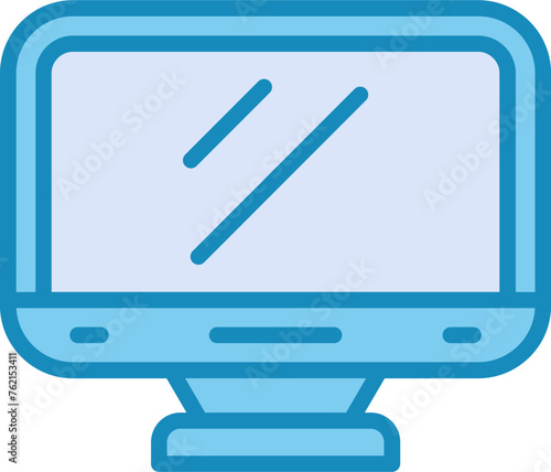 Desktop Computer Vector Icon