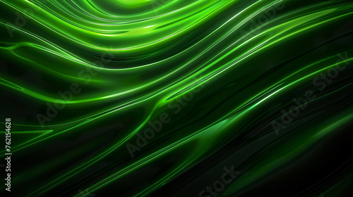 Green background with wavy lines