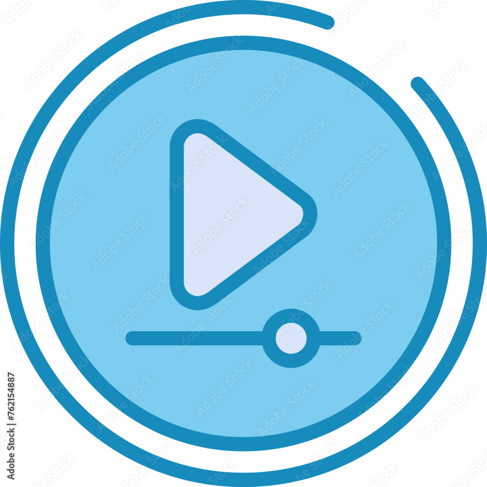 Video Play Button Vector Icon Video Play Button Vector Icon