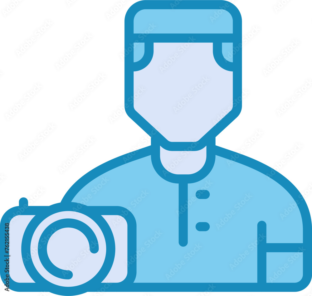 Camera man Vector Icon Camera man Vector Icon