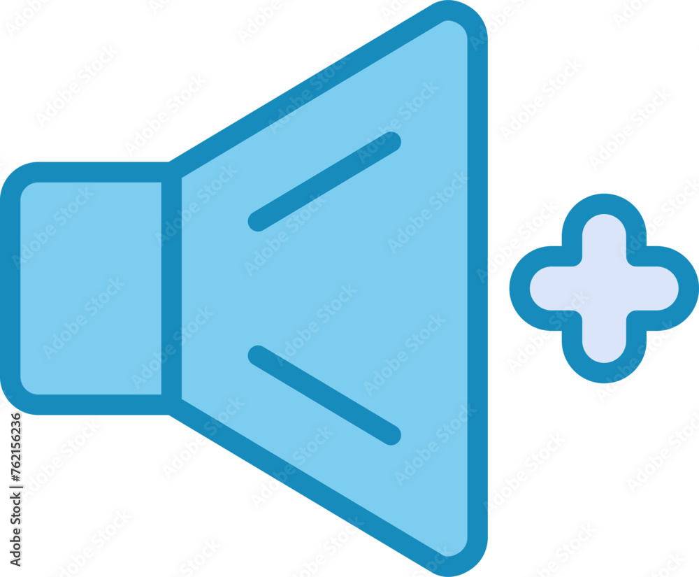 Volum Up Vector Icon Volum Up Vector Icon