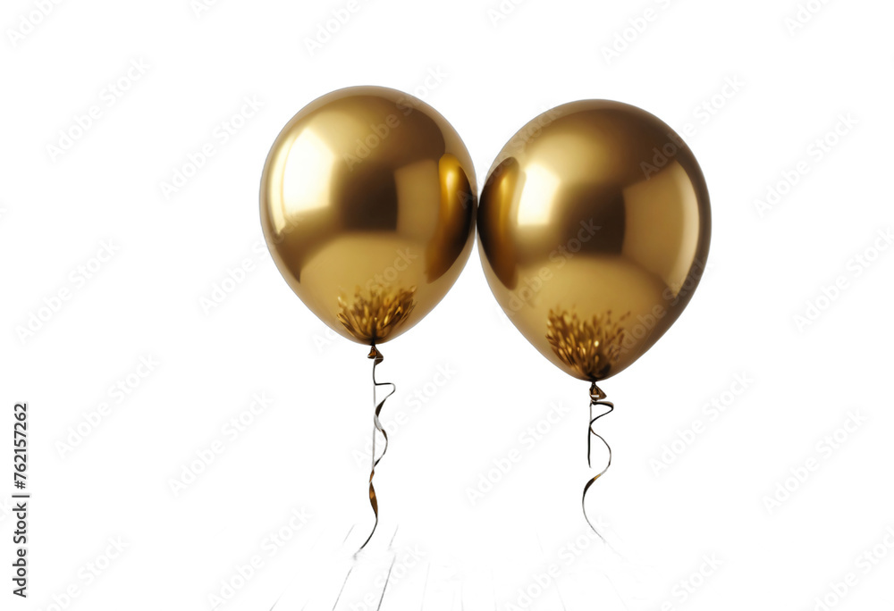 golden and black festival bloons isolated transparent png ai generated golden and black festival bloons isolated transparent png ai generated