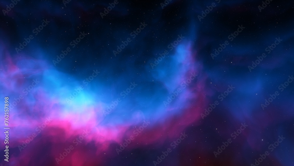 Fototapeta premium Night sky - Universe filled with stars, nebula and galaxy 