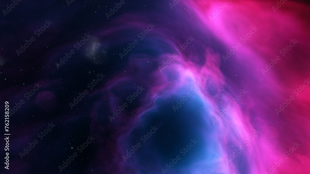 Fototapeta premium nebula gas cloud in deep outer space 