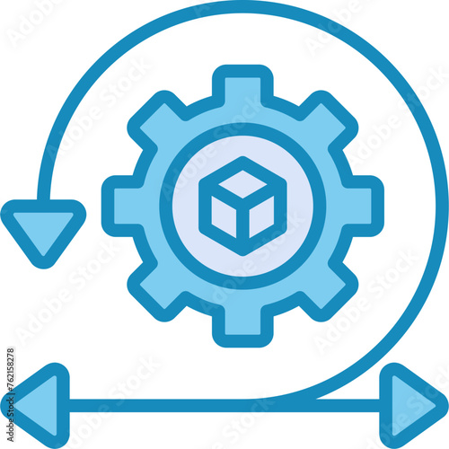 Iterative Design Vector Icon