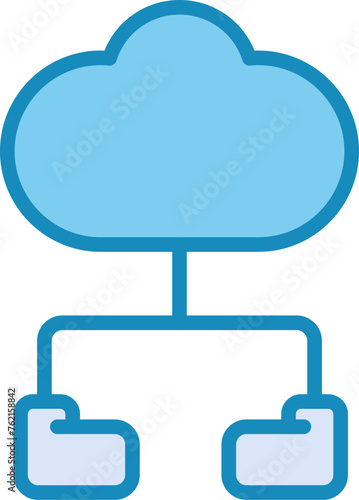 Cloud Computing Vector Icon