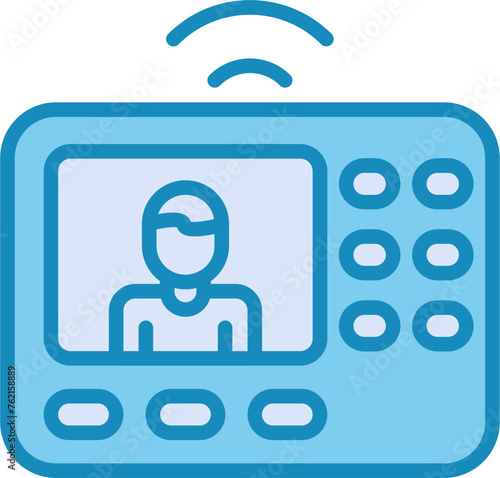 Intercom System Vector Icon
