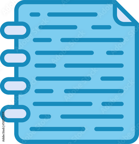 Note Page Vector Icon