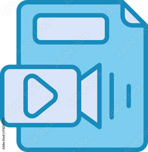 Video File Vector Icon