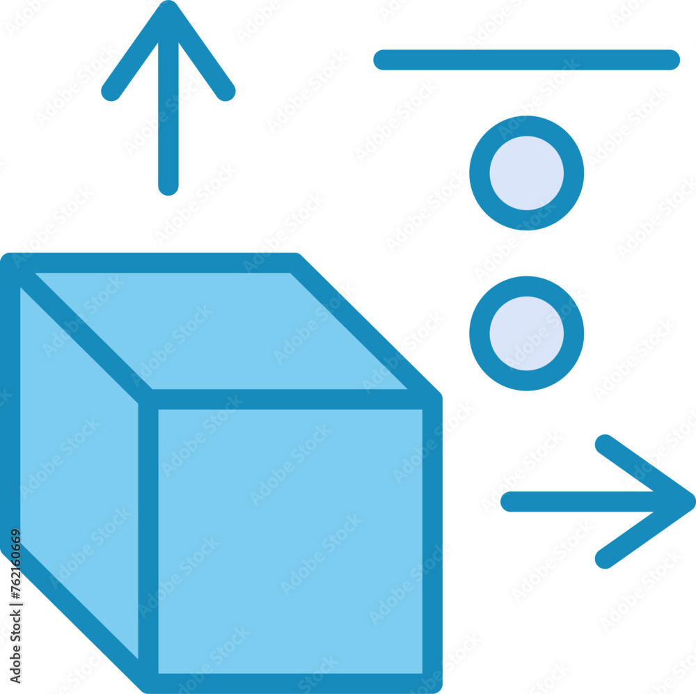 3D Design Vector Icon 3D Design Vector Icon