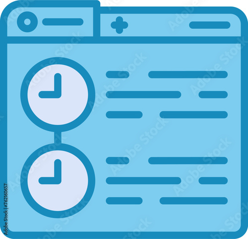 Timeline Vector Icon