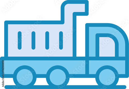Dump Truck Vector Icon