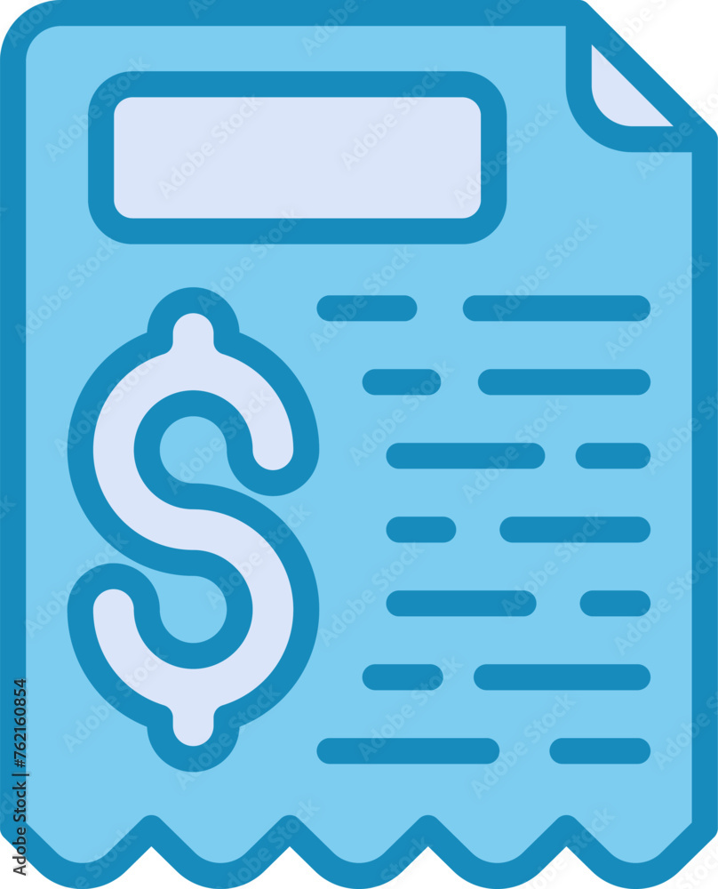 Receipt Vector Icon Receipt Vector Icon