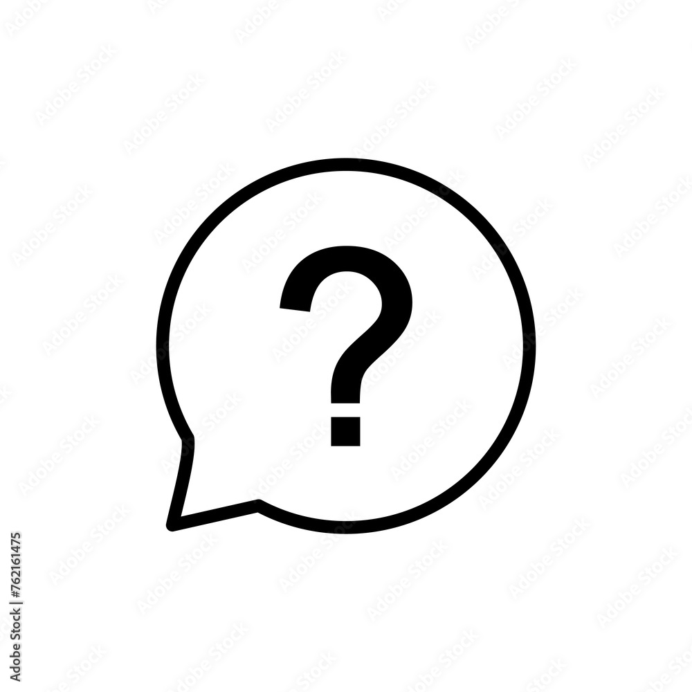 Question Icon vector isolated on white background. Question mark sign. help icon. Faq Question Icon vector isolated on white background. Question mark sign. help icon. Faq
