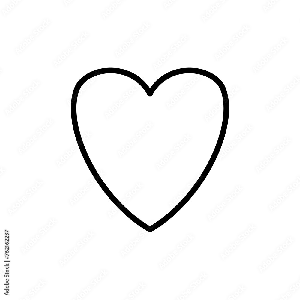 Heart icon vector isolated on white background. Heart vector icon. Like icon vector. Love Heart icon vector isolated on white background. Heart vector icon. Like icon vector. Love