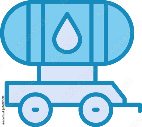 Tanker Truck Vector Icon