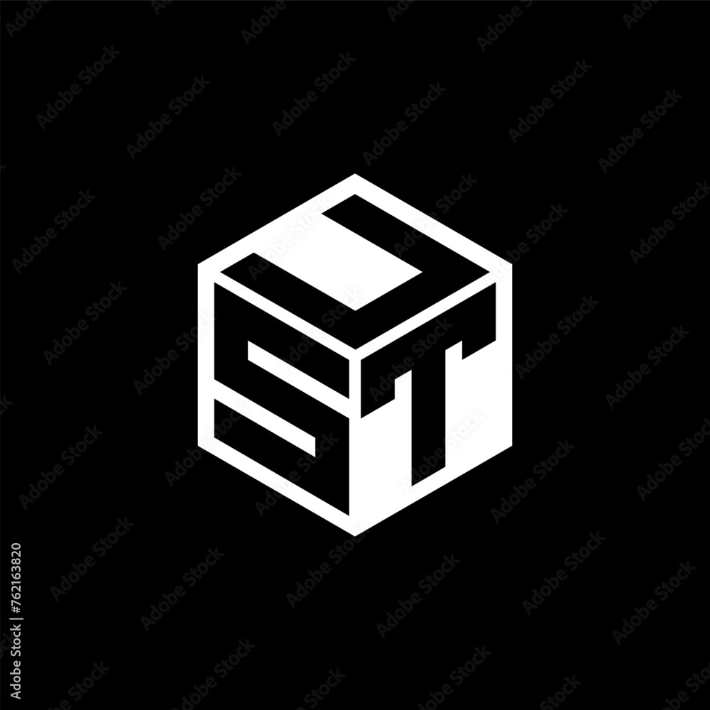 STU letter logo design with black background in illustrator. Vector logo, calligraphy designs for logo, Poster, Invitation, etc. STU letter logo design with black background in illustrator. Vector logo, calligraphy designs for logo, Poster, Invitation, etc.