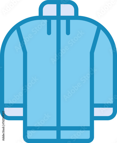 Fleece jacket Vector Icon