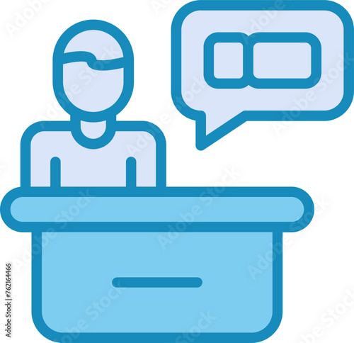 Support Ticket Vector Icon