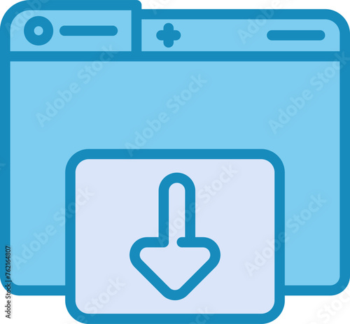 Downloading Vector Icon