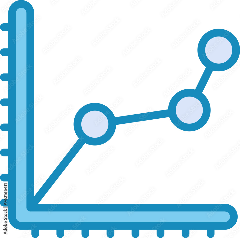 Line Chart Vector Icon Line Chart Vector Icon