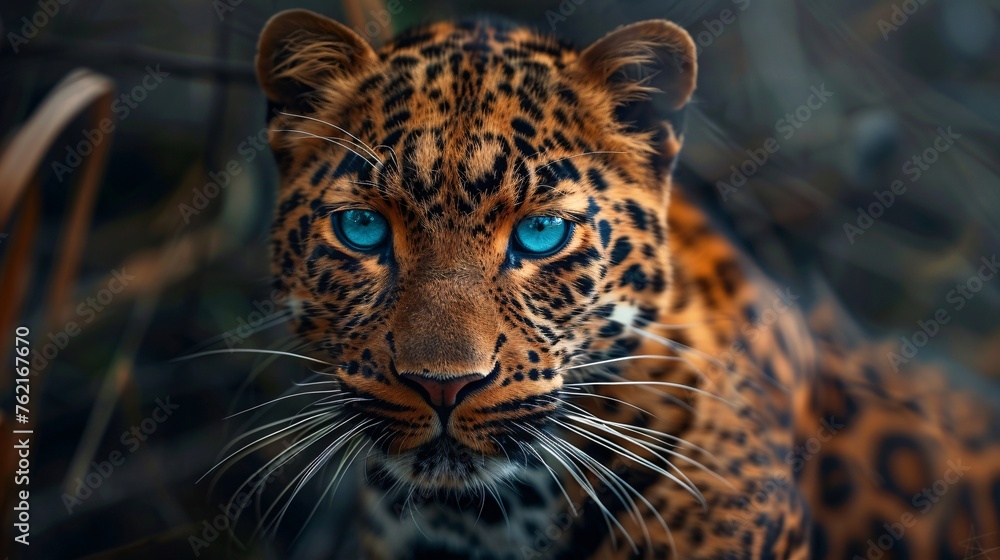  leopard's majestic features