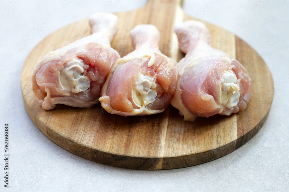 Raw chicken legs, meat for cooking Raw chicken legs, meat for cooking