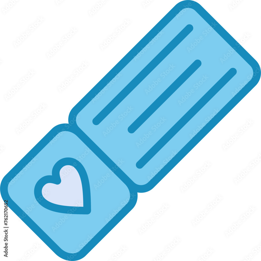 Love coupon book Vector Icon Love coupon book Vector Icon