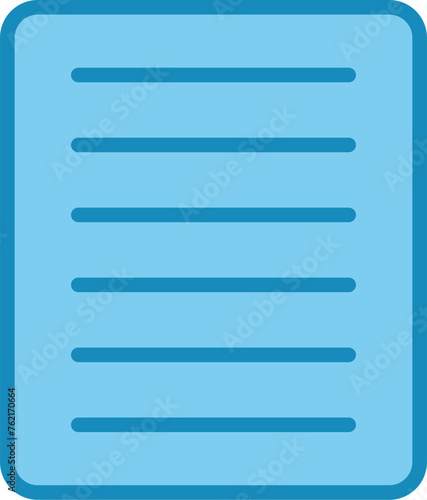 Document Align Justify Vector Icon