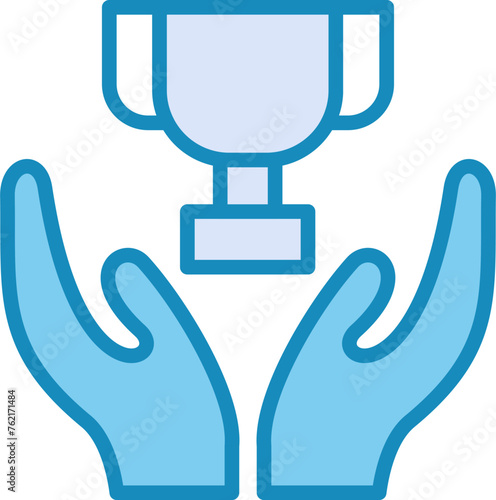 Triumphant Vector Icon