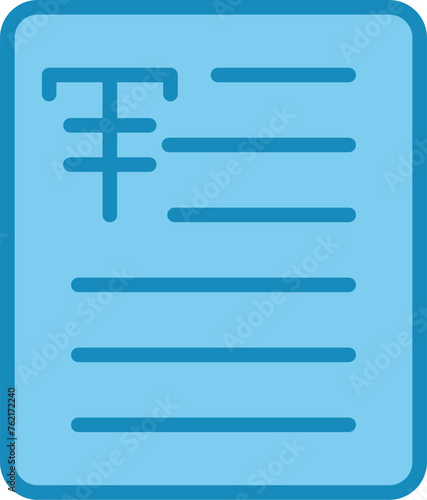 Document Strikethrough Vector Icon