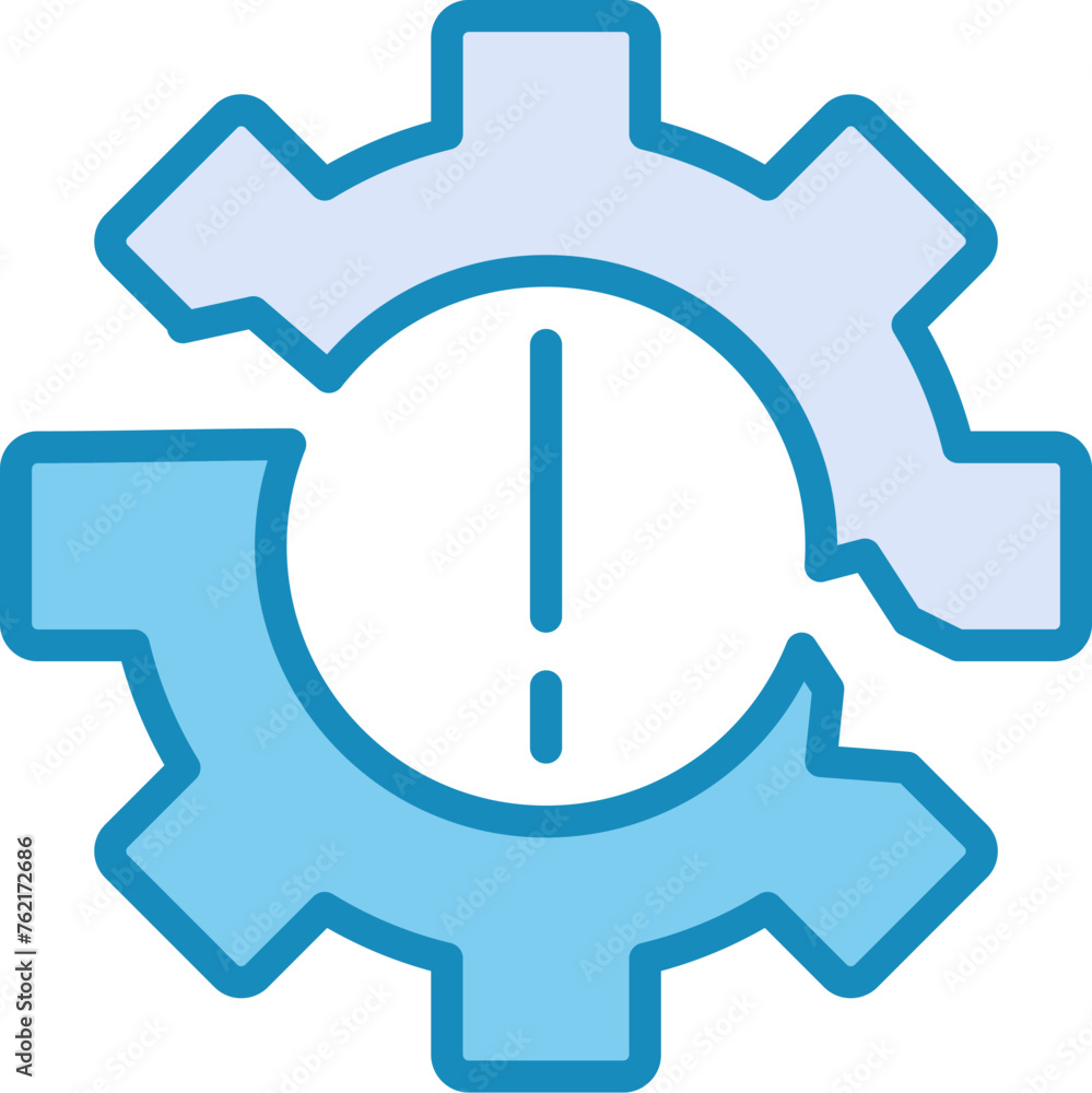 Operational Breakdown Vector Icon Operational Breakdown Vector Icon